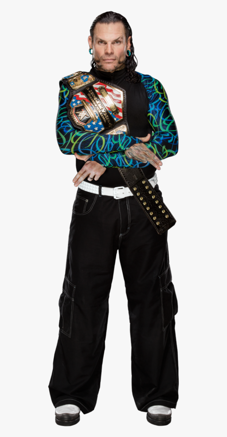 Transparent Full Body Png - Jeff Hardy Universal Champion, Png Download