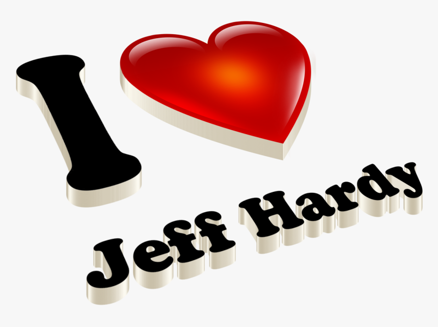 Jeff Hardy Heart Name Transparent Png - Heart, Png Download
