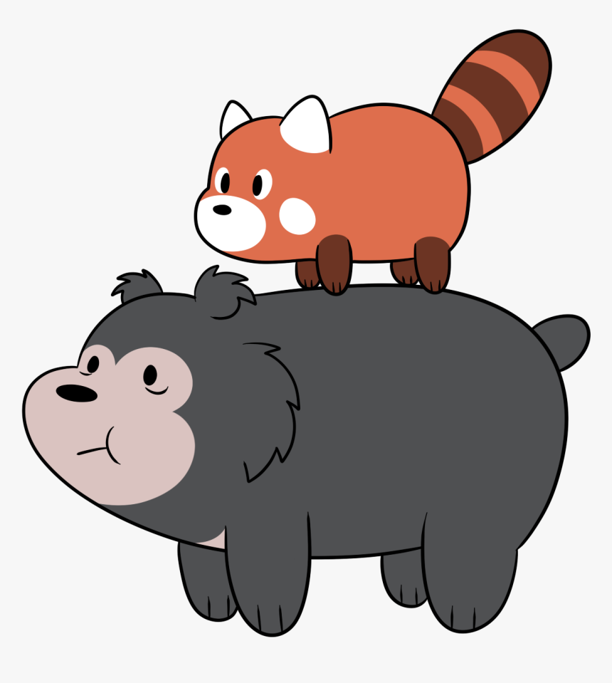 Transparent Sloth Clipart - Red Panda And Sloth, HD Png Download
