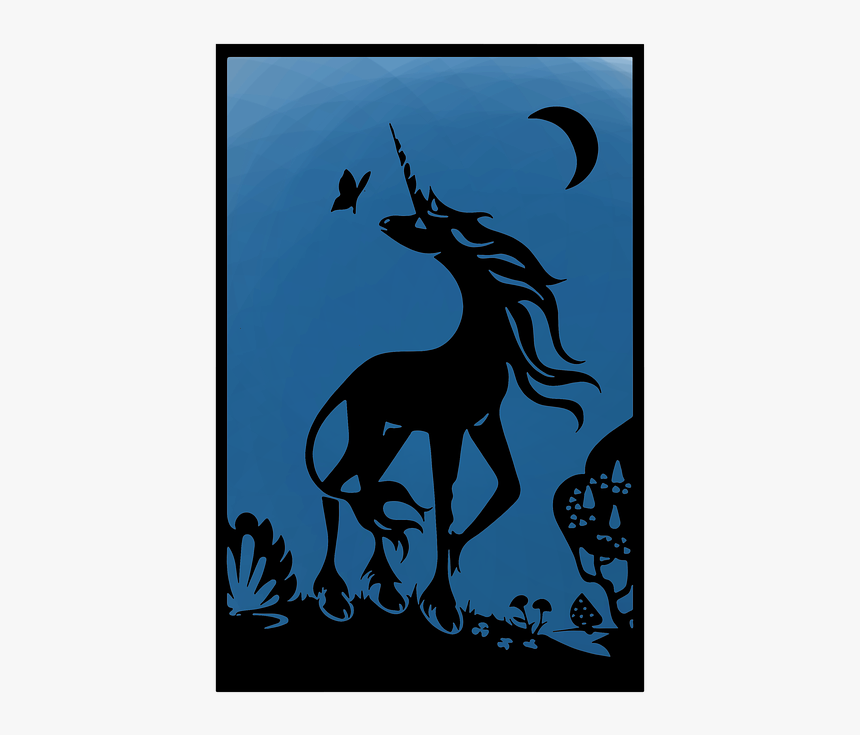 Dark, Unicorn, Tarot, Universe, Horse, Card, Oracle - Unicorni Oscuro, HD Png Download