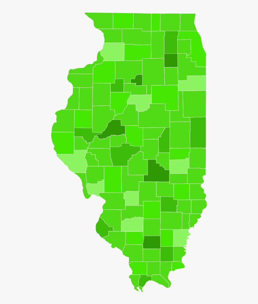 Illinois Remediation Services - Voter Map Illinois 2016, HD Png Download