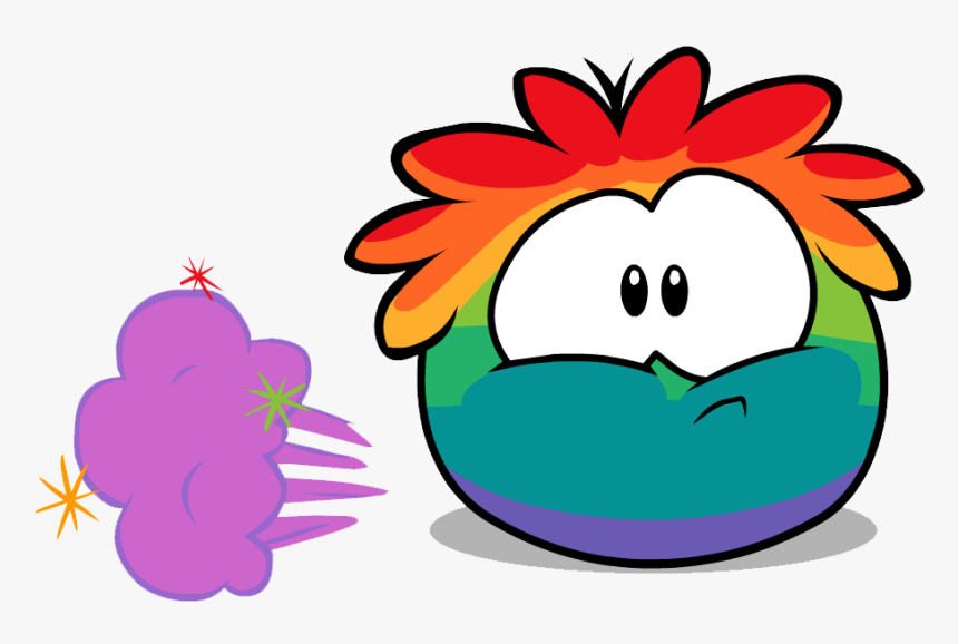 Transparent Farting Clipart - Club Penguin Puffle Png, Png Download