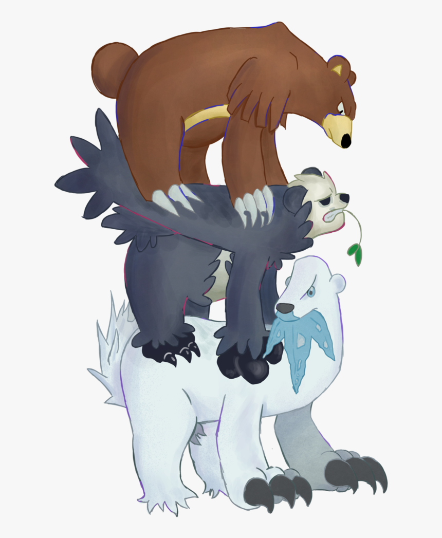 Bear Mammal Cartoon Vertebrate Fauna Fictional Character - Bear Stack We Bear Bears, HD Png Download