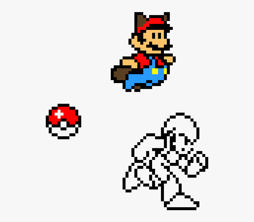 Mario Pixel Art, HD Png Download