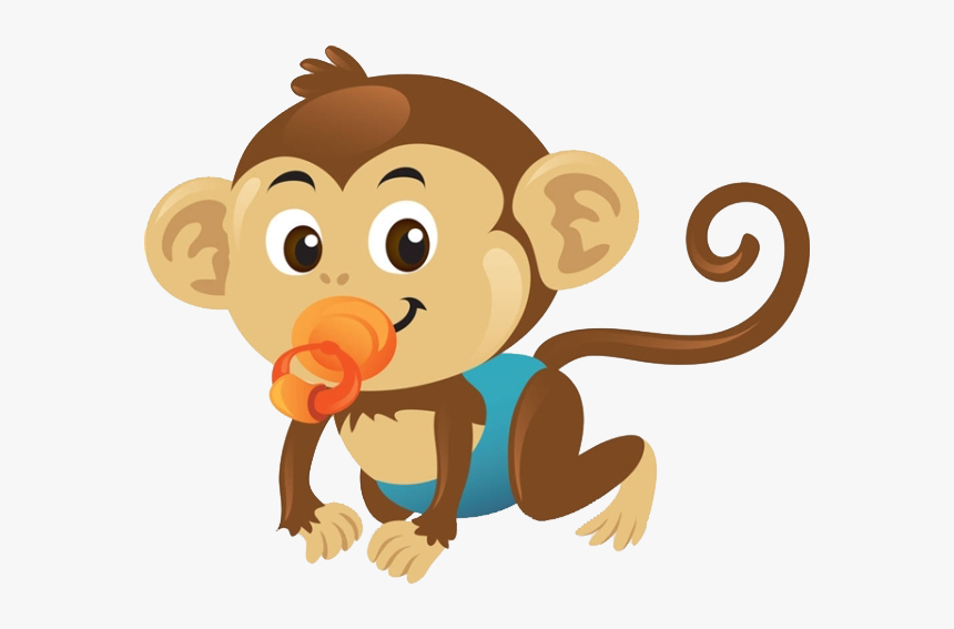 Baby Monkeys Royalty Free Clip Art Baby Monkey With Pacifier Hd Png Download Transparent Png Image Pngitem