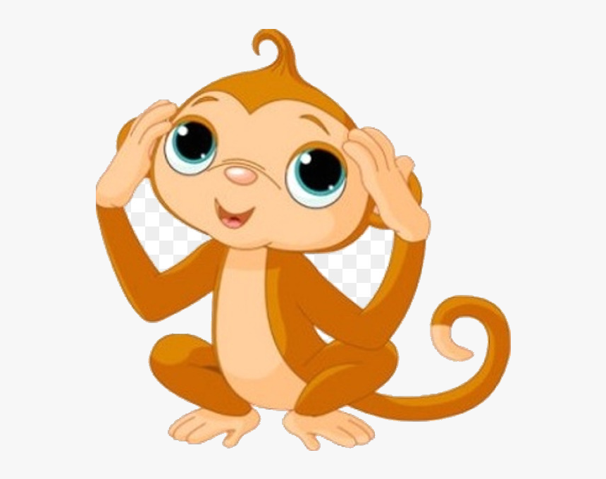 Monkey Baby Monkeys Clip Art Clipart Free Transparent - Monkey Clip Art, HD Png Download