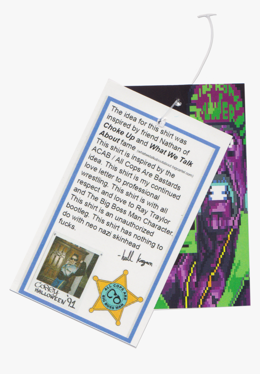 Image Of All Cops Are Big Boss Man Shirt - Paper, HD Png Download