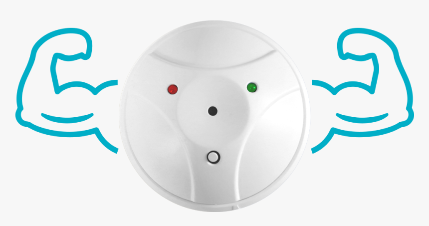 Getsafe Home Security Glass Break Sensor - Circle, HD Png Download