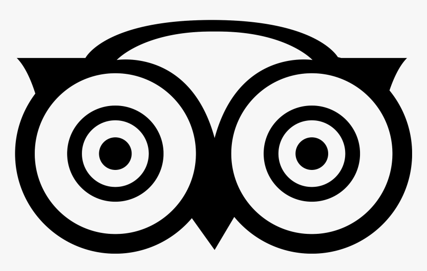 13 Social Media Icons Black And White Vector Tripadvisor, HD Png Download