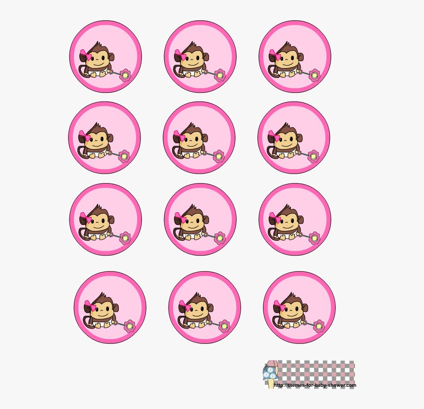Monkey Girl Baby Shower, HD Png Download