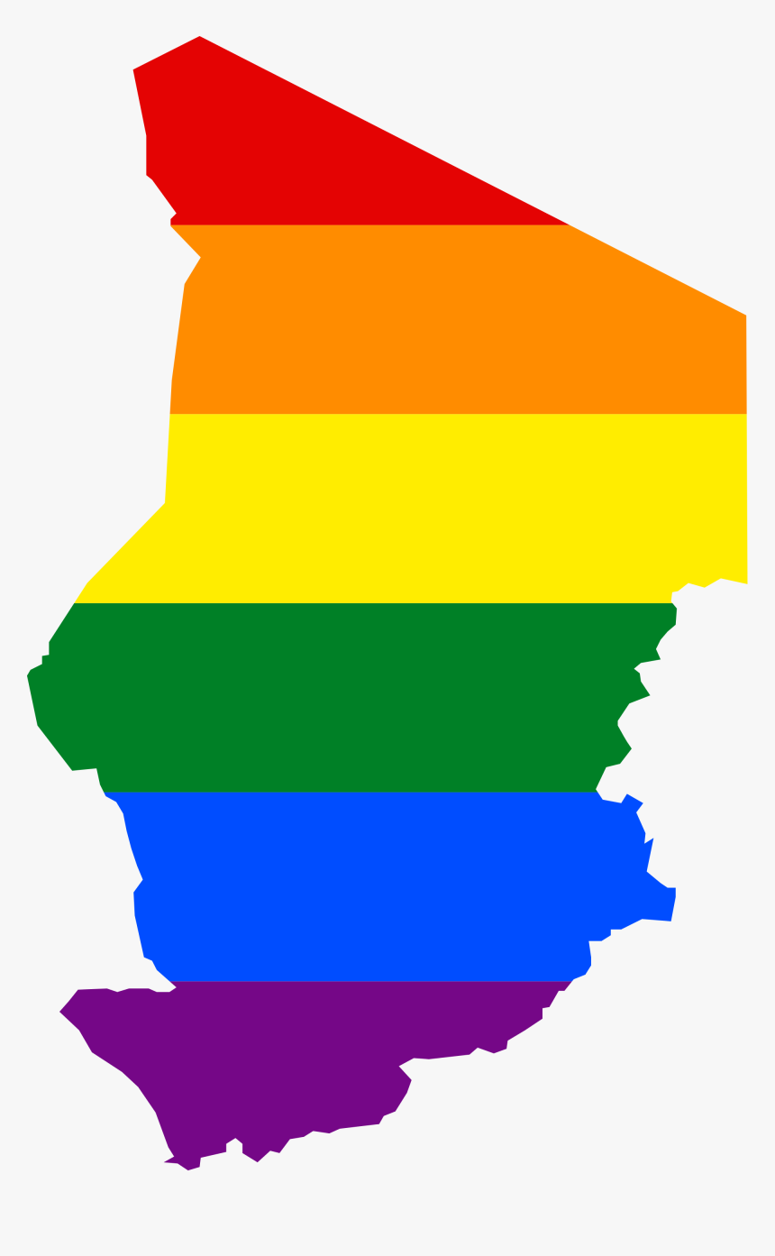 Transparent Gay Flag Png - Chad Africa Flag, Png Download