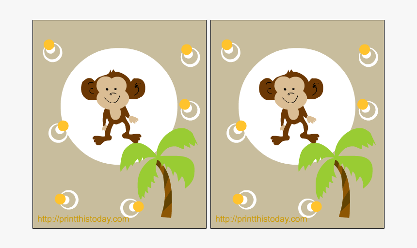 Monkey Baby Party Invitation, HD Png Download