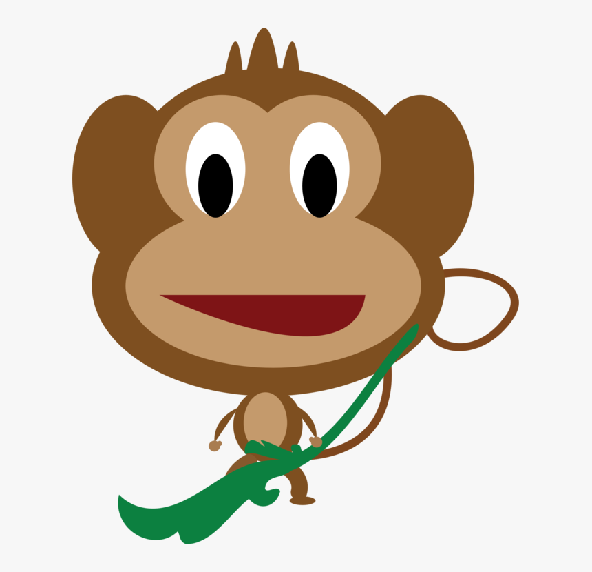 Ape Cartoon Baby Monkeys Mammal - Cartoon Monkeys, HD Png Download