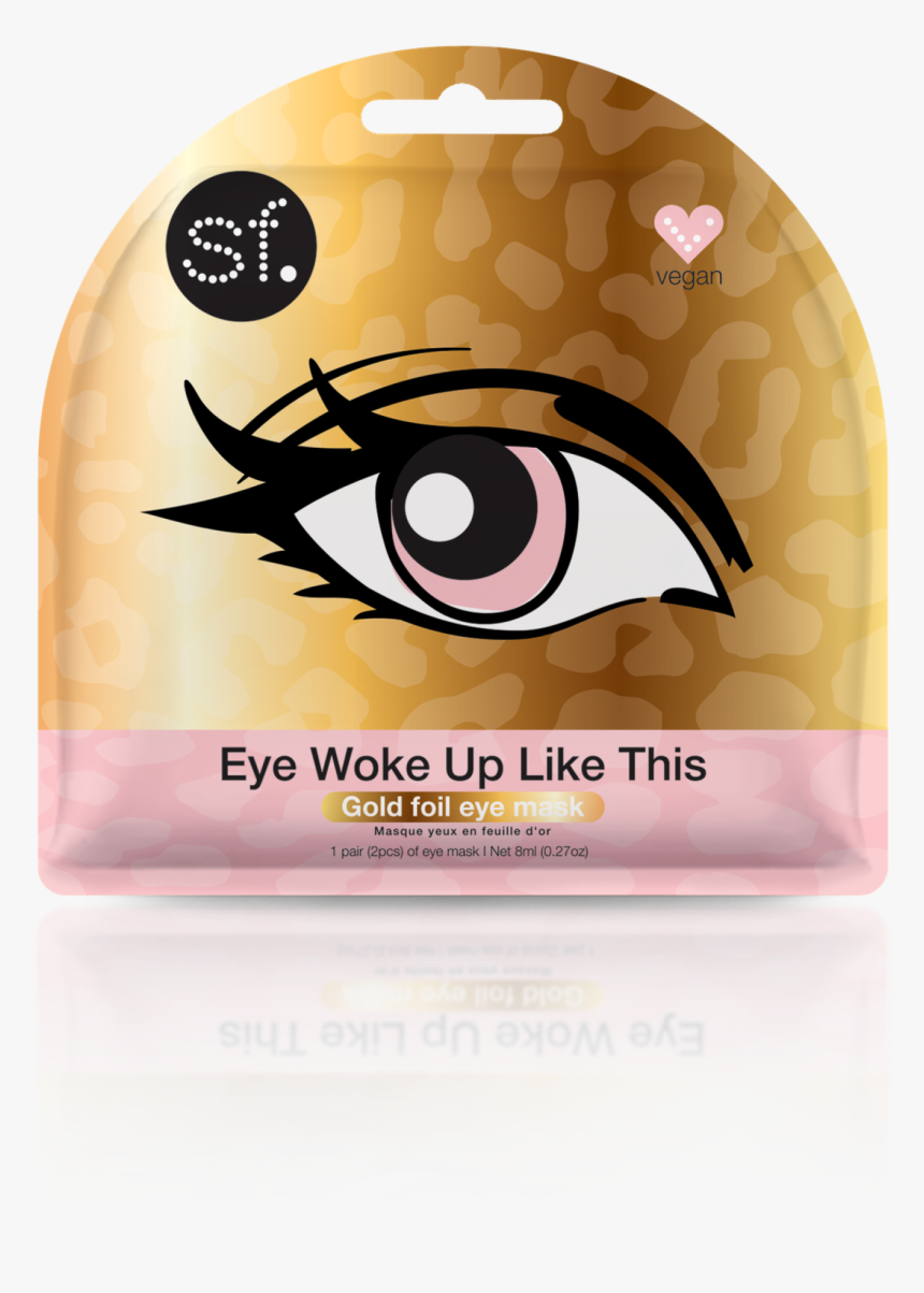 Woke Up Like This Gold Foil Eye Mask, HD Png Download