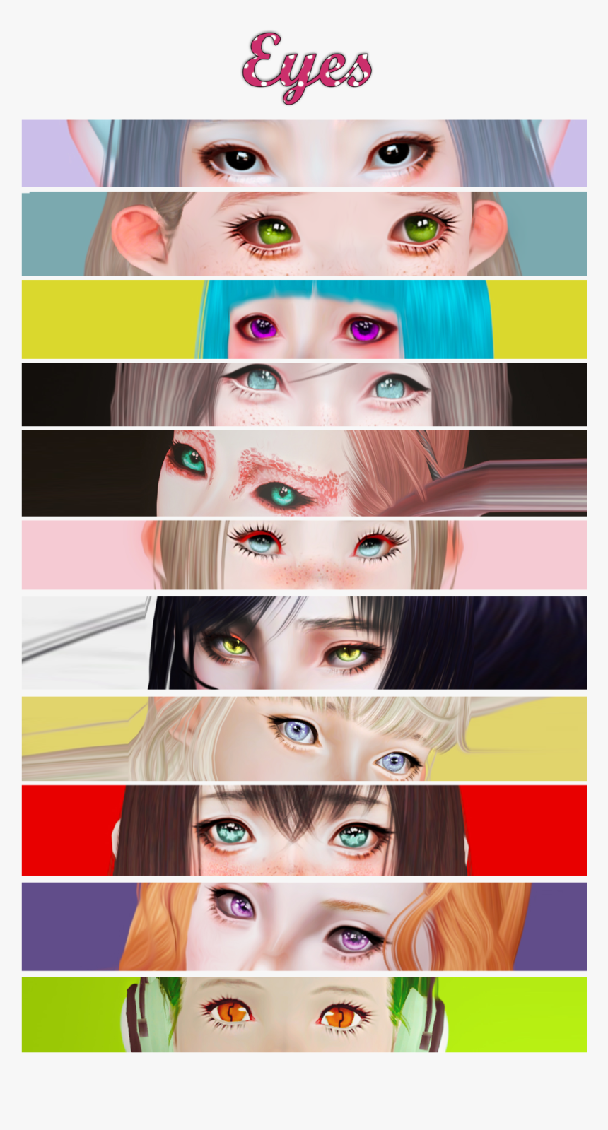 “ Some Of My Fav Eyes In The Game - Collage, HD Png Download