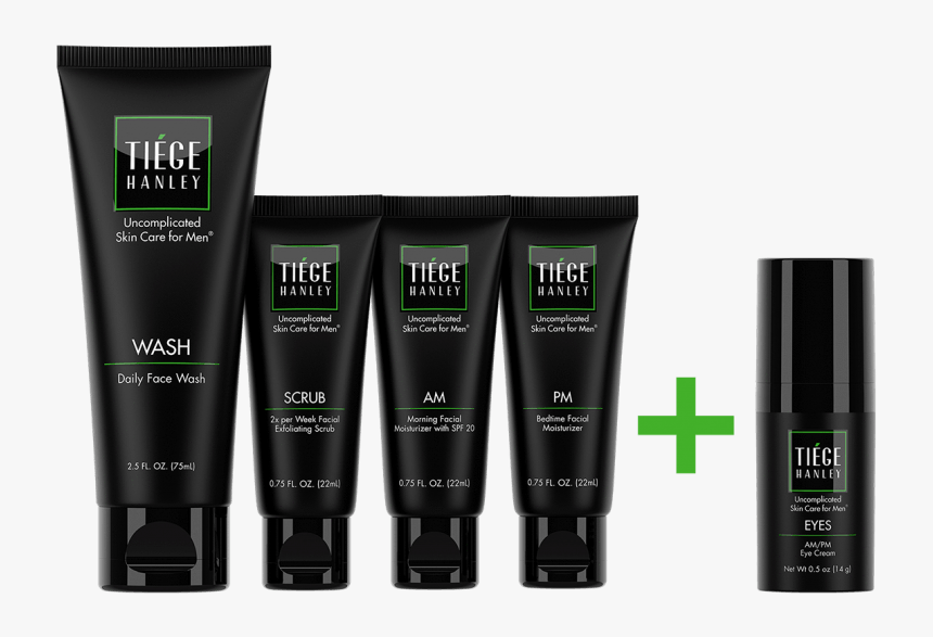 Transparent Woke Eyes Png - Tiege Hanley Men's Skin Care System, Png Download