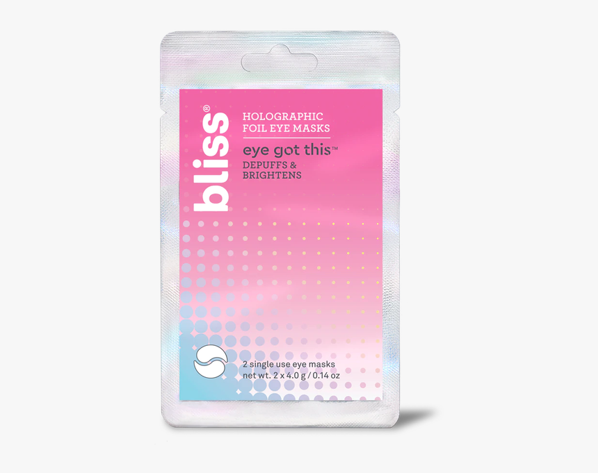 Bliss Holographic Eye Masks, HD Png Download