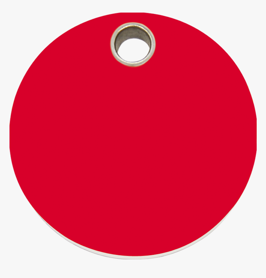 Red Circle Pet Tag - Circle, HD Png Download