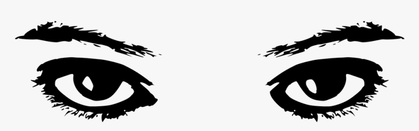 Black And White Eye Png Clipart, Transparent Png