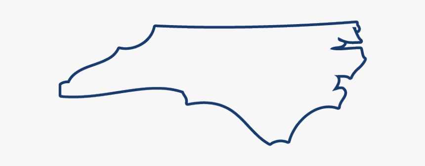 North Carolina Clipart Outline Png - North Carolina Outline Png, Transparent Png