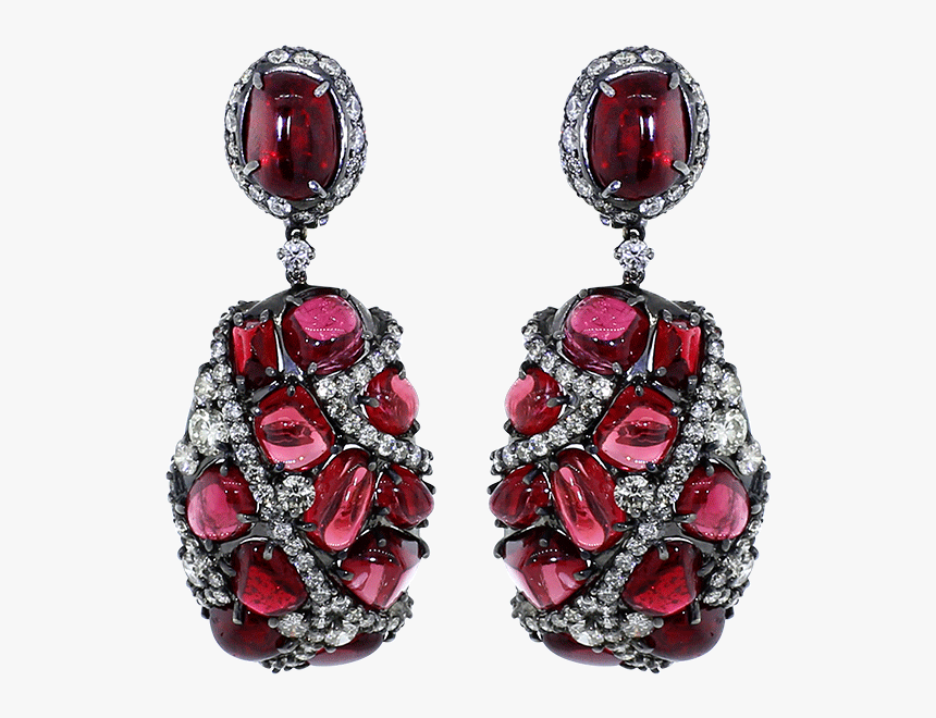 Transparent Diamond Earring Png - Earrings, Png Download