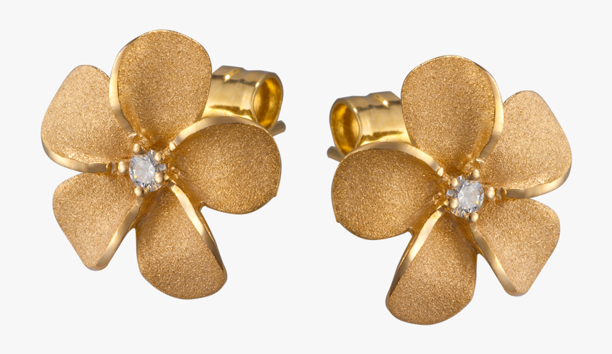 Flower Stud Earring - Body Jewelry, HD Png Download