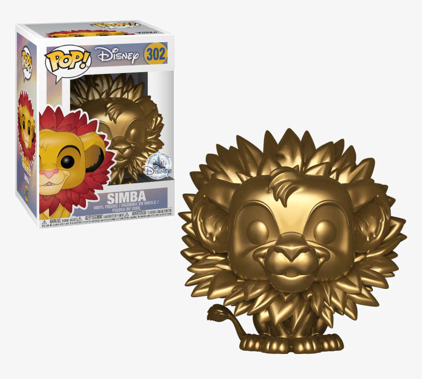 Gold Simba Funko Pop, HD Png Download