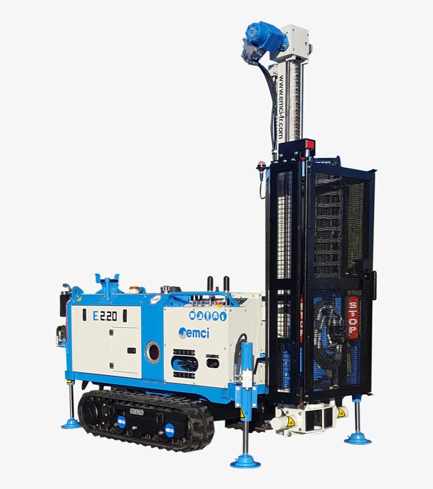 Machine De Forage Emci - Machine De Forage, HD Png Download