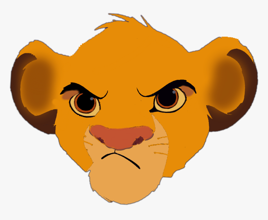 Lion King Cartoon Face, HD Png Download