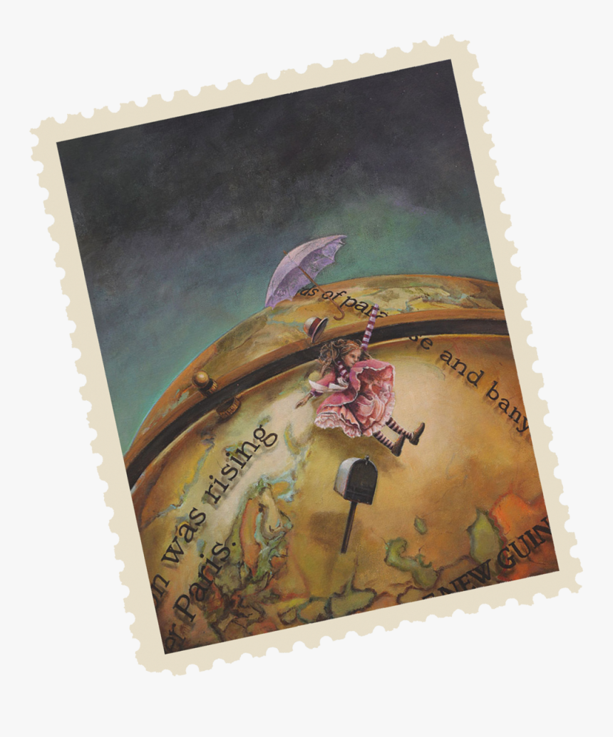 Globe Jumping Stamp For Web, HD Png Download