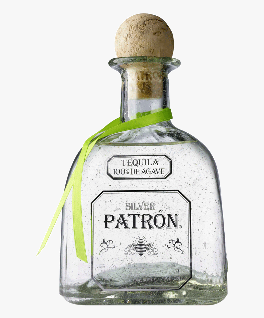 Patron Silver Tequila 750 Ml - Patron Tequila Silver Png, Transparent Png
