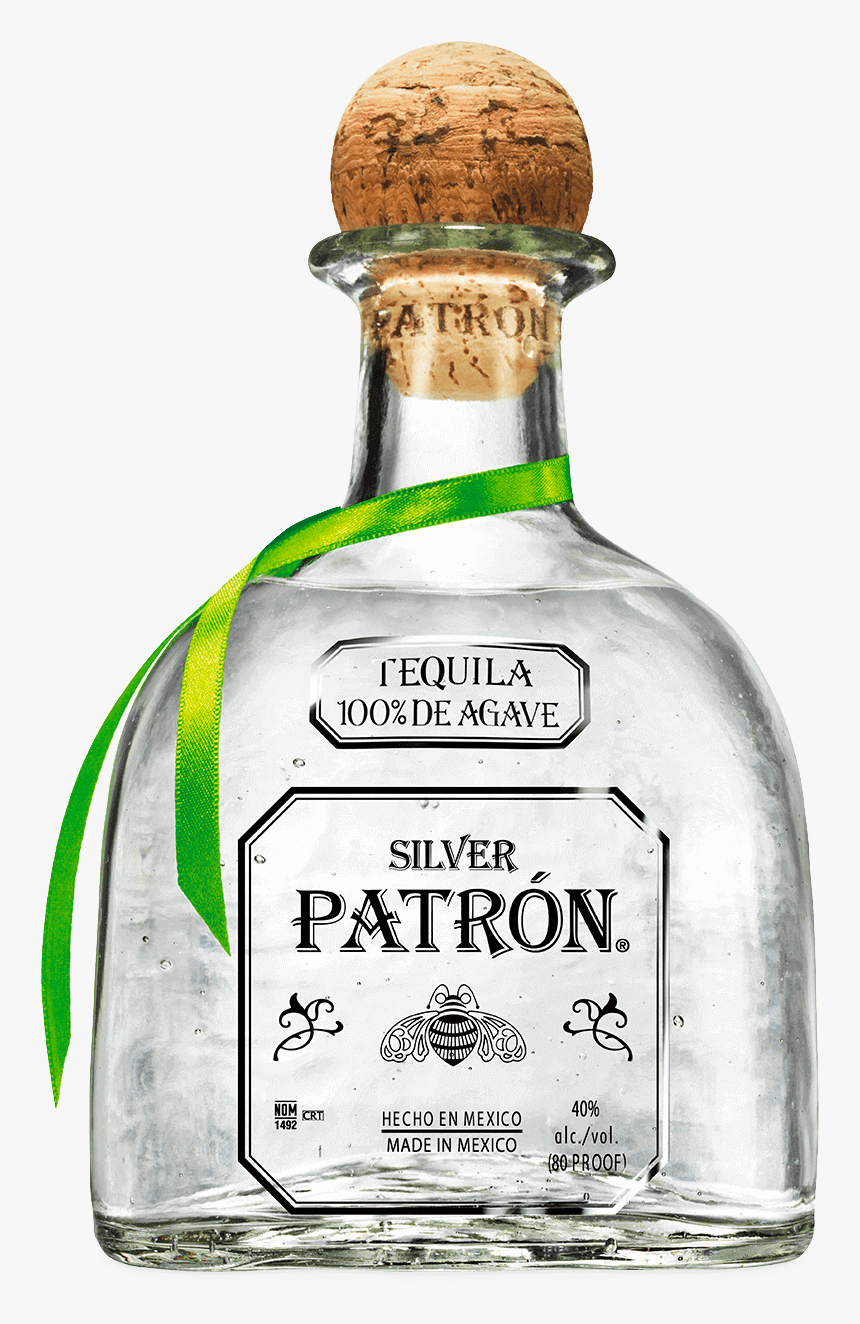 Tequila Patron Silver Png, Transparent Png