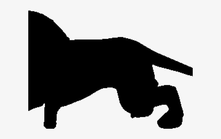 Lion Clipart Silhouette - Cat Jumps, HD Png Download