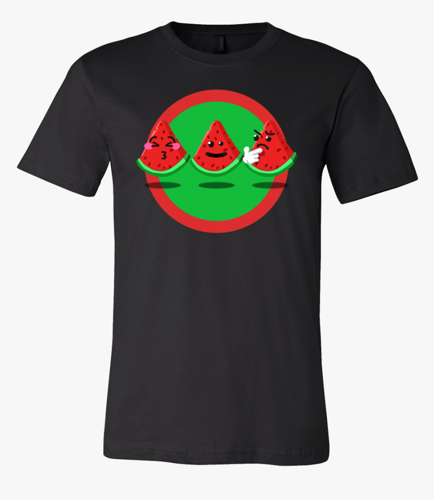 Funny Cartoon Fruit Feeling Confused Watermelon Face - Baking Designs For T Shirt, HD Png Download