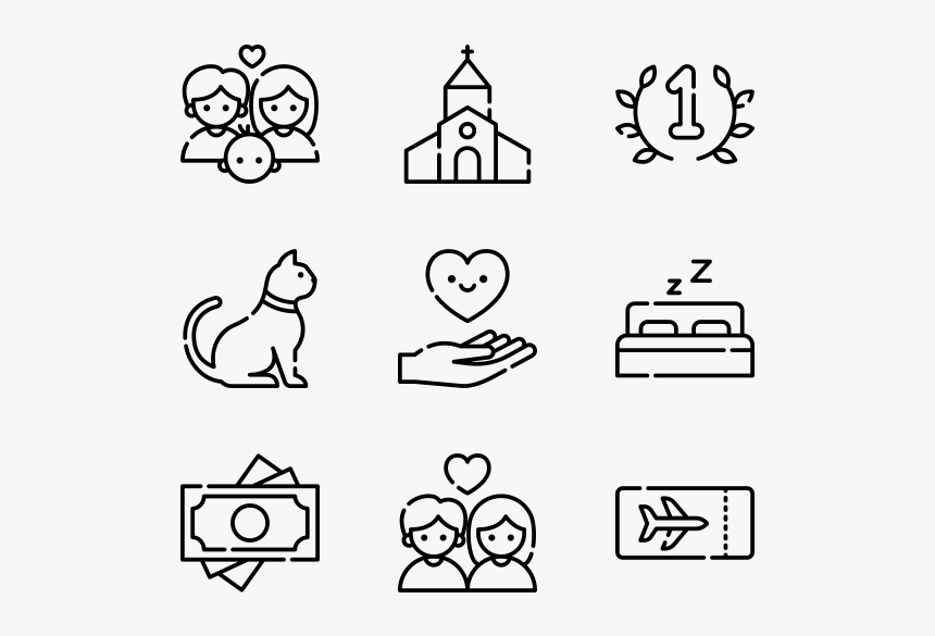 Happiness - Fathers Day Icon Png, Transparent Png