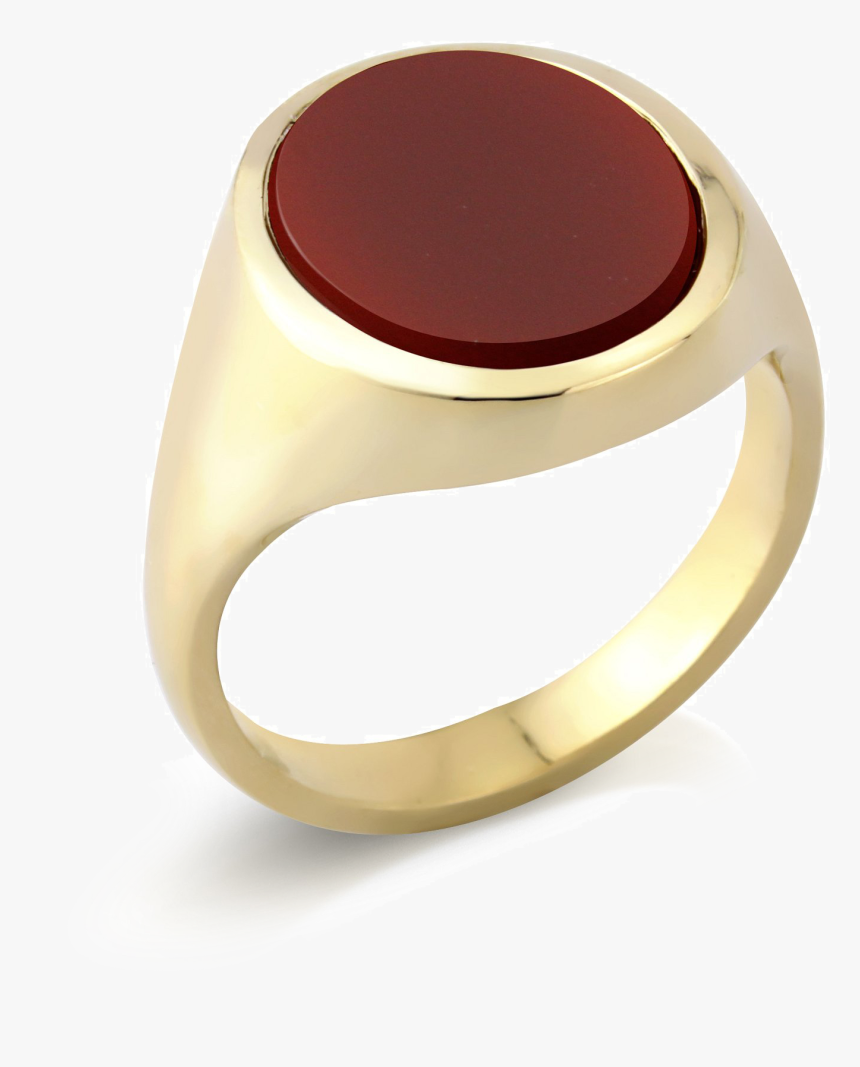 Stone Set Oval Signet Ring - Mens Lapis Lazuli Signet Ring, HD Png Download