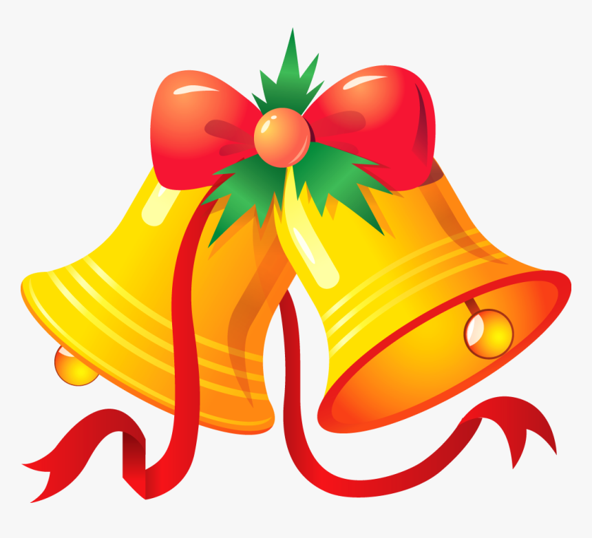 Christmas Bell Clipart One - Bells Clipart, HD Png Download