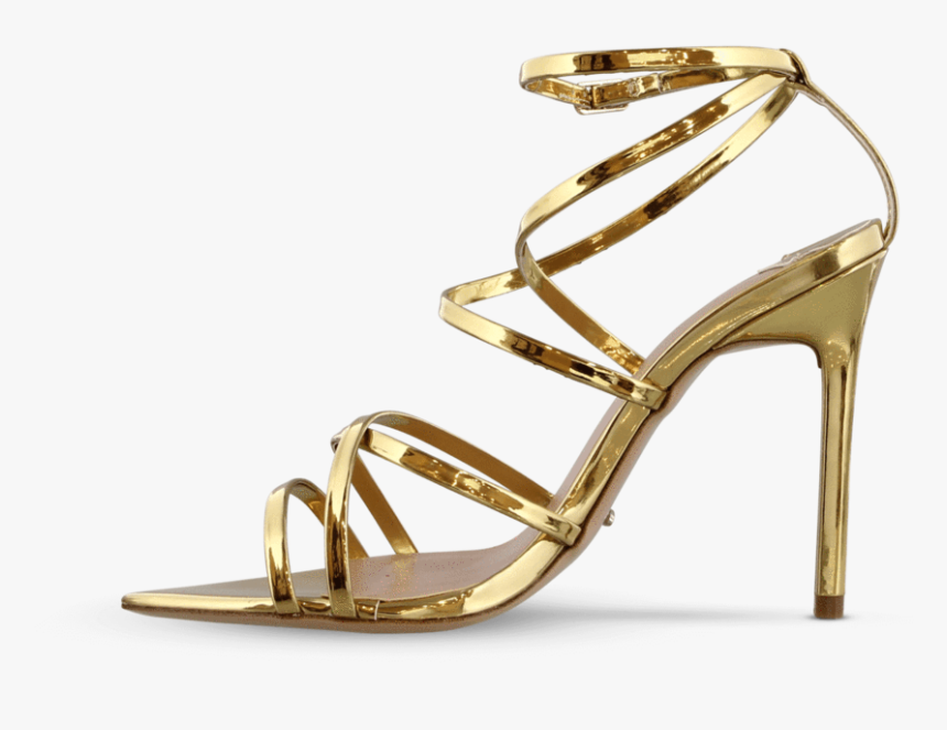 Marcy Gold Shine Side - High Heels, HD Png Download