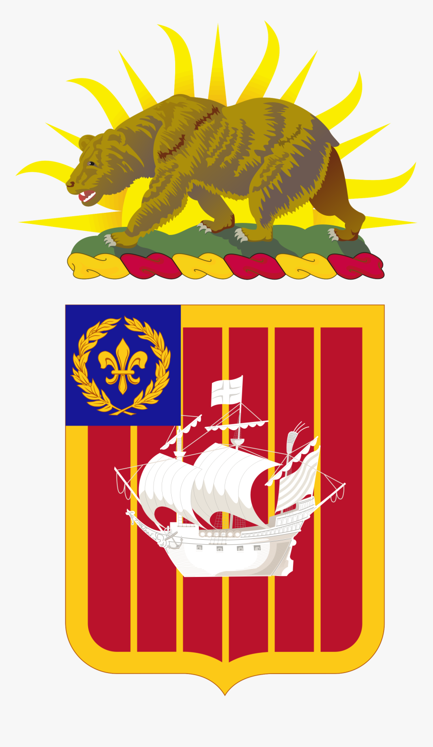251st Ada Coa - California Coat Of Arms, HD Png Download