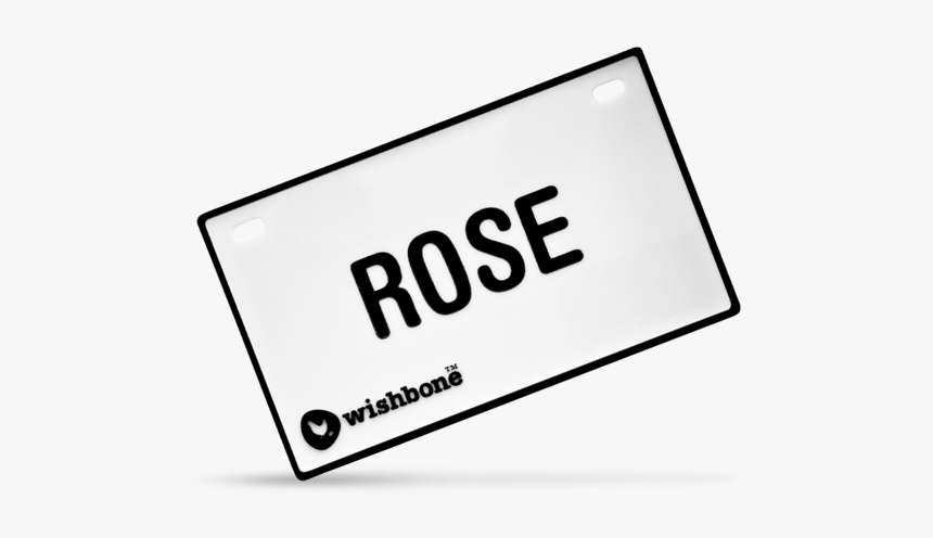 Wishbone Nameplate - Sign, HD Png Download