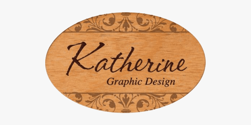 Custom Wood Engraving Of Name For Office, Custom Wood - Calligraphy, HD Png Download