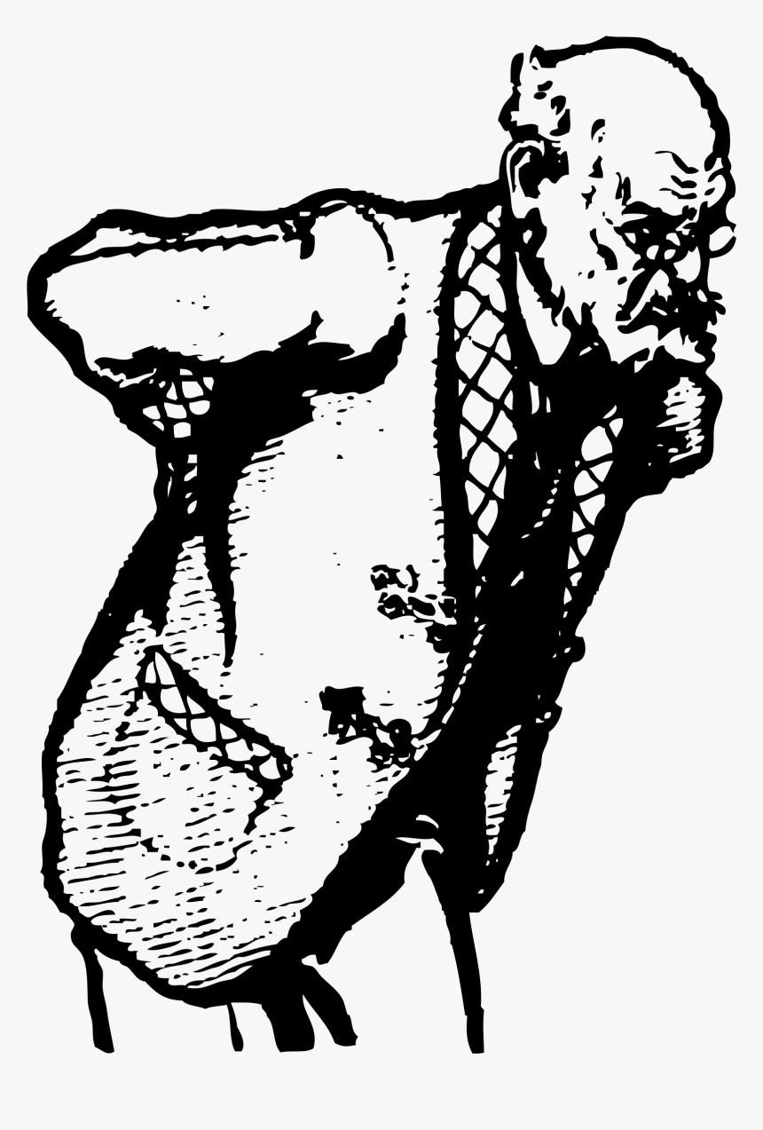 Old Man Png Transparent - Old Man Back Pain Gif, Png Download