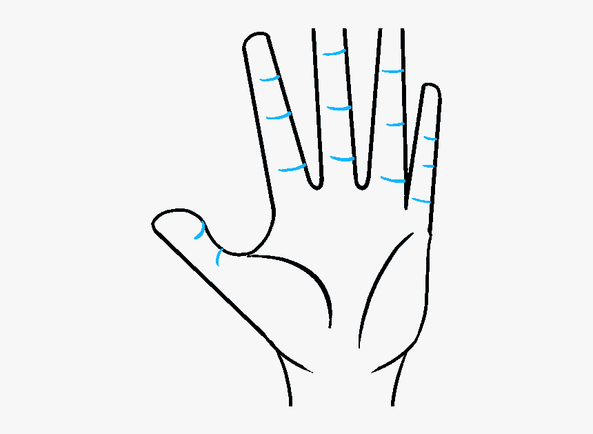 Draw A Hand Easy, HD Png Download