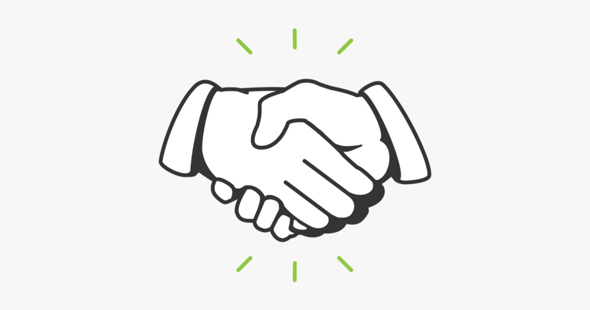 Green Shaking Hands Rgb-01 - Darkness, HD Png Download