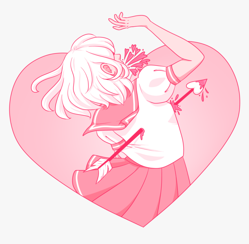 Hit Hard By Cupid's Arrow, HD Png Download