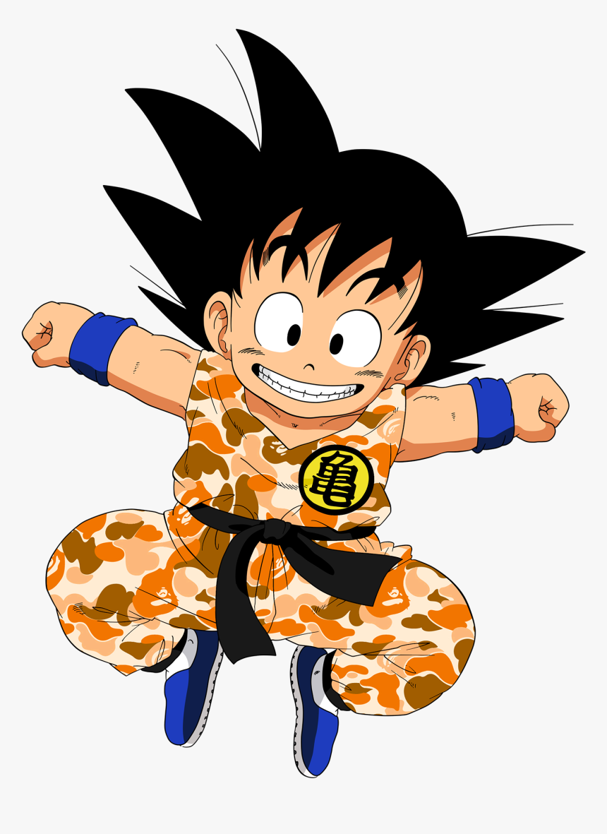 Png X On Behance - Kid Goku, Transparent Png