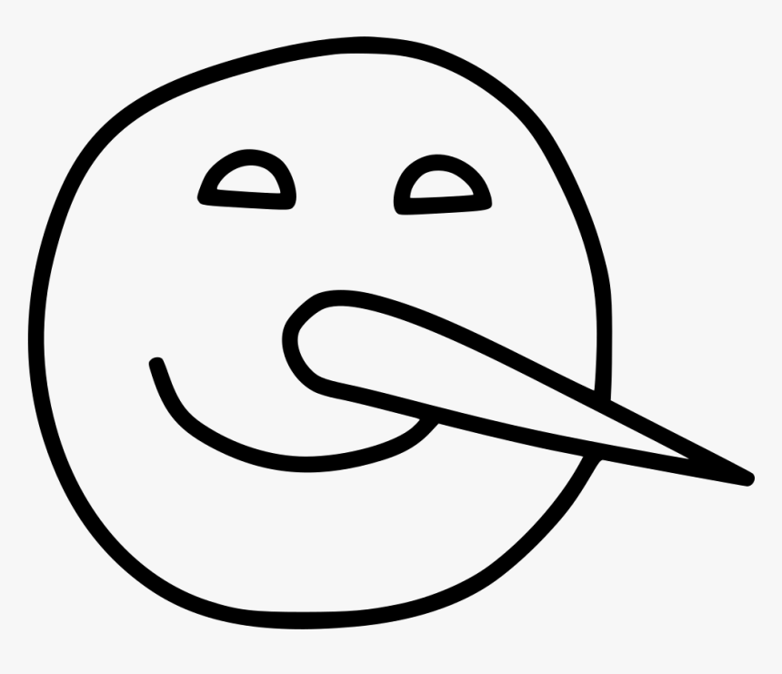 Snow Man Winter Carrot - Line Art, HD Png Download