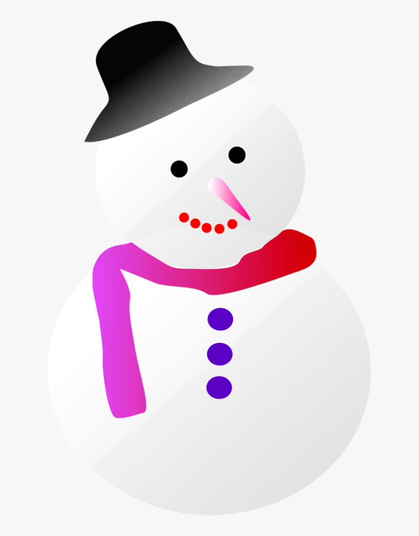 Snowman Png Happy - Snowman, Transparent Png