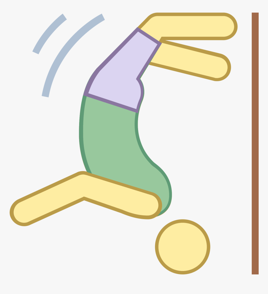 It S A Logo Of Parkour Reduced To A Man Doing A Back, HD Png Download