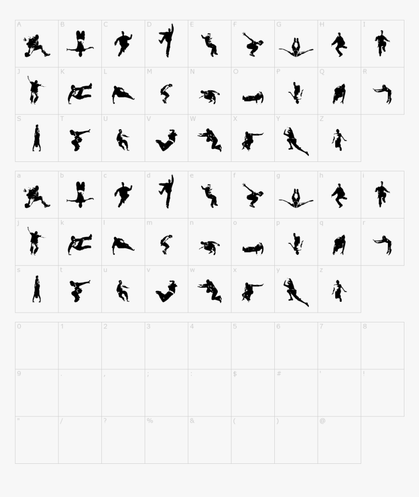 Parkour Sprite Sheet Png, Transparent Png